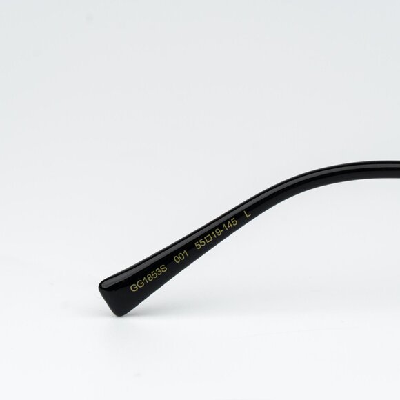 Gucci Men Sunglasses Gold Grey Cat Eye GG1853S 001 NEW AUTHENTIC - Picture 8 of 14